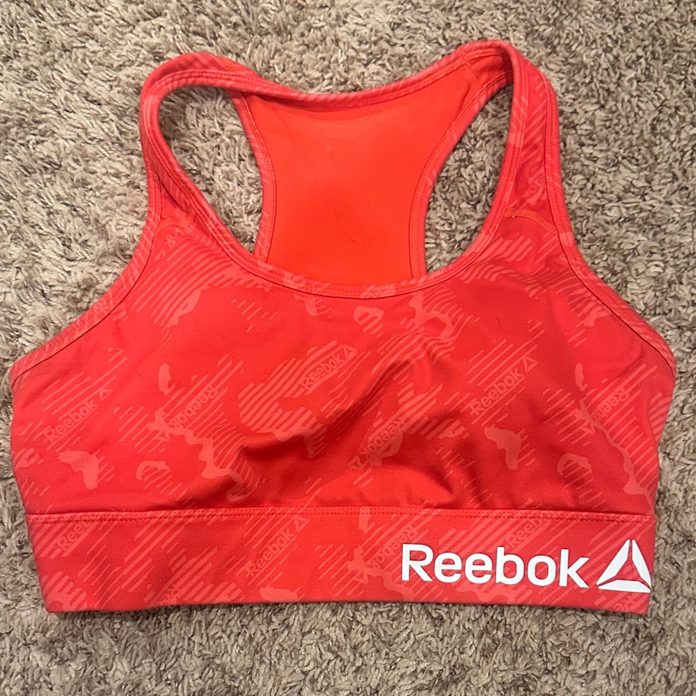 Reebok Women's Red Sports Bra